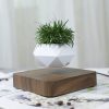 GOMINIMO Magnetic Levitating Plant Pot – Dark Brown