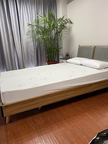 Bamboo Jacquard Mattress Protector Queen