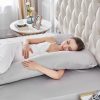 Pregnancy/Maternity/Nursing Pillow with Pillowcase (Grey) GO-PP-100-BL