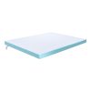 Dual Layer Mattress Topper 3 inch with Gel Infused (Twin)