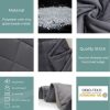 Polyester Queen Size Weighted Blanket 9kg (Dark Grey)