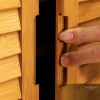 4 Doors 6 Tier Bamboo Large Capacity Storage Hallway Shelf Shoe Rack Cabinet – 4 Doors 6T with Drawer