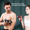 Mini Massage Gun Percussion Massager Muscle Relaxing Therapy Deep Tissue LCD – Black