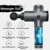 POWERFUL 6 Heads LCD Massage Gun Percussion Vibration Muscle Therapy Deep Tissue – Black