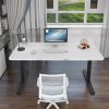 Standing Desk Height Adjustable Sit Grey Stand Motorised Single Motor Frame – 120 cm, Black