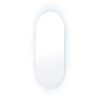 La Bella LED Wall Mirror Oval Touch Anti-Fog Makeup Decor Bathroom Vanity – 45×100 cm