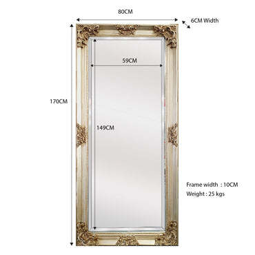 Deluxe French Provincial Ornate Mirror