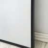 Metal Arch Mirror 75cm x 175cm – Black