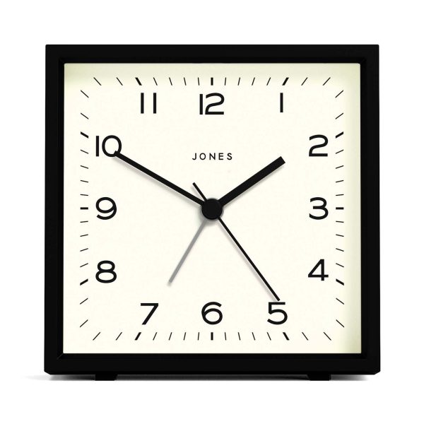 Newgate Jones Disc Echo Alarm Clock – Black