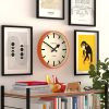 Newgate Jones Railway Wall Clock – Orange