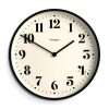 Newgate NTwo Wall Clock Matte Black