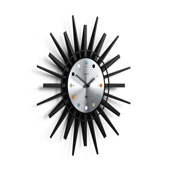 Newgate Stingray Wall Clock Black