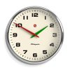 Newgate Superstore Wall Clock Alpha Dia – Chrome