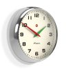 Newgate Superstore Wall Clock Alpha Dia – Chrome