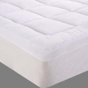 bamboo cotton fitted mattress topper double