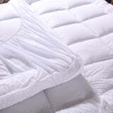 bamboo cotton fitted mattress topper king