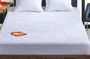 coral fleece waterproof fitted mattress protector mega queen