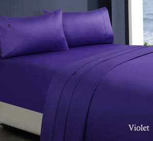 1000tc egyptian cotton sheet set 1 double violet