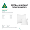 Twin Pack 60x60cm Aus Made Hotel Cushion Inserts Premium Memory Resistant Filling