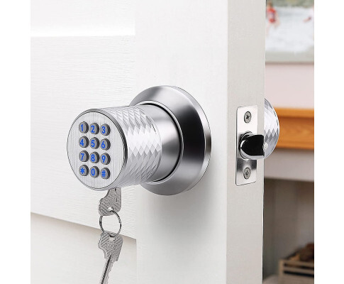 Digital Electronic Code Door Lock Keyless Entry Keypad Programmable Lock Knob