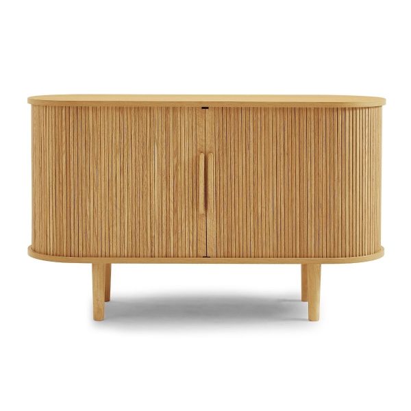 Tate Column Wooden Sideboard Table in Natural