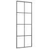 Sliding Door with Hardware Set  ESG Glass&Aluminium – 76×205 cm, 4×2 grids