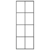 Sliding Door with Hardware Set  ESG Glass&Aluminium – 76×205 cm, 4×2 grids