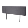 Linen Fabric Bed Headboard Bedhead – KING, Grey