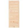 Barn Door Solid Wood Pine – 80×1.8×204.5 cm, Brown