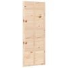 Barn Door Solid Wood Pine – 80×1.8×214 cm, Brown