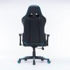 Gaming Chair Ergonomic Racing chair 165° Reclining Gaming Seat 3D Armrest Footrest – Black