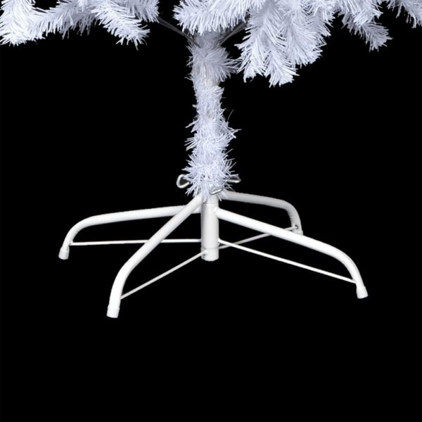 Artificial Christmas Tree with Stand Branches – 210×105 cm, White