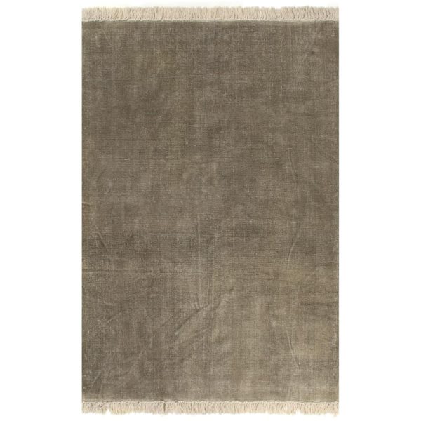Kilim Rug Cotton – 200×290 cm, Taupe