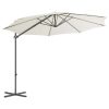 Outdoor Umbrella with Portable Base – Sand