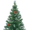 Frosted Christmas Tree with LEDs&Pinecones – 150×70 cm