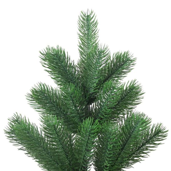 Nordmann Fir Artificial Christmas Tree with LEDs Green – 210×150 cm