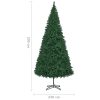 Artificial Christmas Tree with LEDs – 500×230 cm, Green