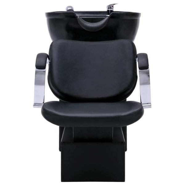 Shampoo Backwash Unit with Salon Chair Faux Leather