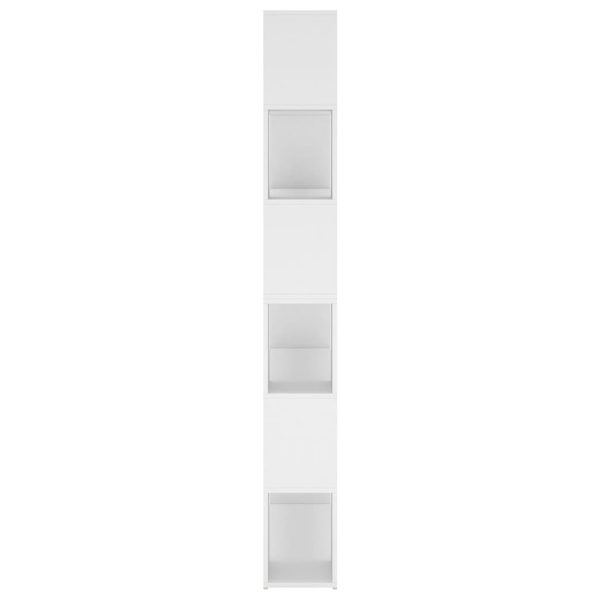 Bago Book Cabinet Room Divider 100x24x188 cm – White