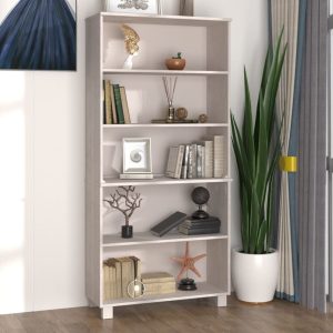 Highboard Solid Wood Pine – White