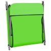 Folding Sun Loungers 2 pcs Steel and Fabric – Green