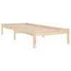 Alpena Bed Frame Solid Wood – Brown, SINGLE