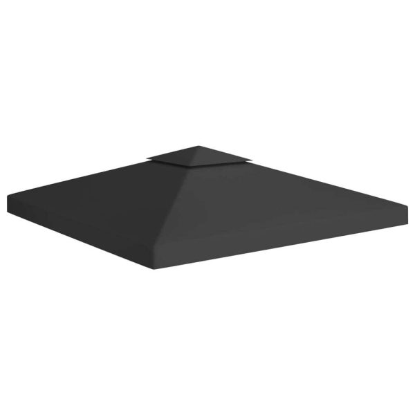 Waterproof Gazebo Cover Canopy 310 g / m – 3×3 m, Black