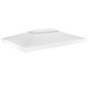 Waterproof Gazebo Cover Canopy 310 g / m – 4×3 m, White