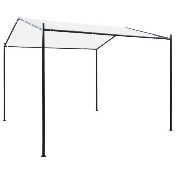Gazebo Pavilion Tent Canopy Steel – 3×3 m, White