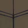 Gazebo 600x298x270 cm – Taupe, Without curtain