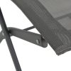 Folding Outdoor Chairs Steel and Textilene