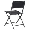 Folding Outdoor Chairs Steel and Textilene