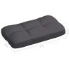Pallet Sofa Cushions 3 pcs – Anthracite