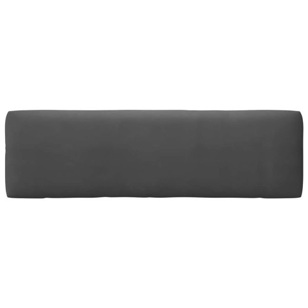 Pallet Cushions 3 pcs Polyester – Grey, Middle Sofa